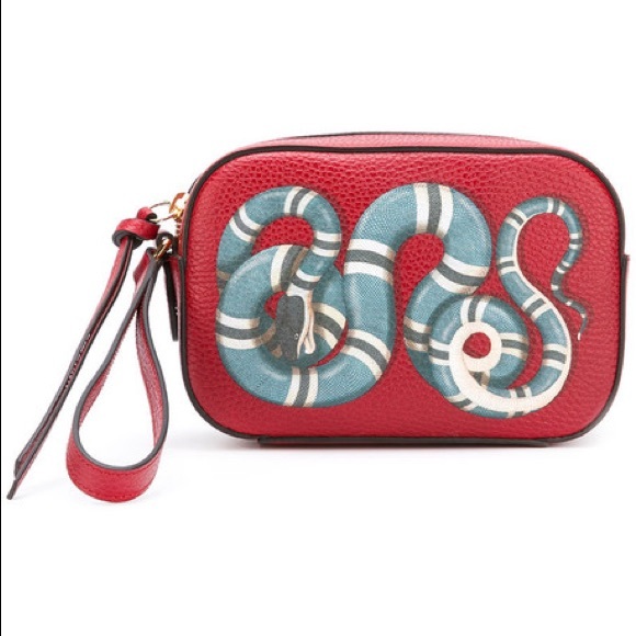 gucci kingsnake clutch
